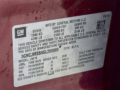 2016 Chevrolet Trax LTZ w/ BOSE AUDIO