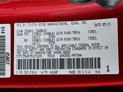 2021 Toyota Tacoma SR V6 w/ ONLY 38K MILES
