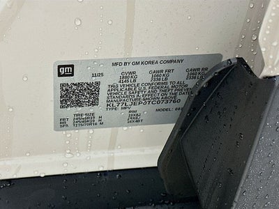2026 Chevrolet Trax 2RS