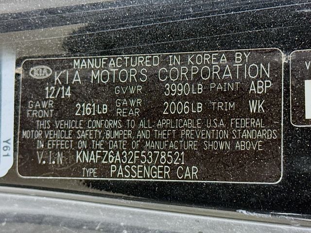 2015 Kia Forte Koup SX w/ BACKUP CAM