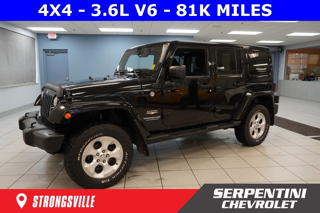 2014 Jeep Wrangler Unlimited Sahara 4X4