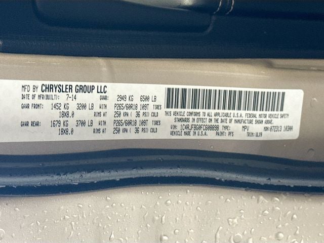 2015 Jeep Grand Cherokee Limited