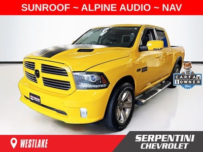 2016 RAM 1500 Sport W/ NAV + ALPINE AUDIO