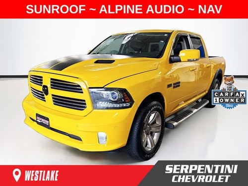 2016 RAM 1500 Sport W/ NAV + ALPINE AUDIO