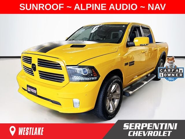 2016 RAM 1500 Sport W/ NAV + ALPINE AUDIO