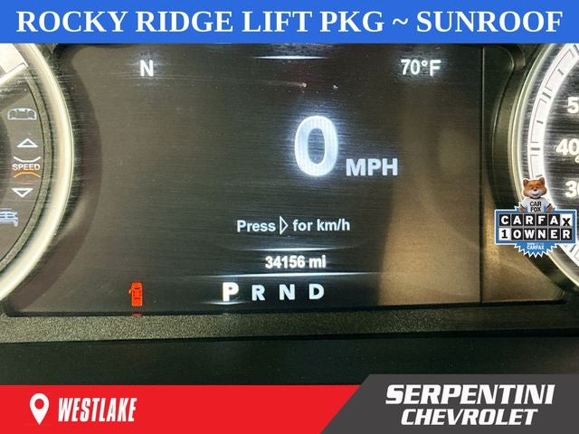 2018 RAM 1500 Laramie Rocky Ridge Lift Package