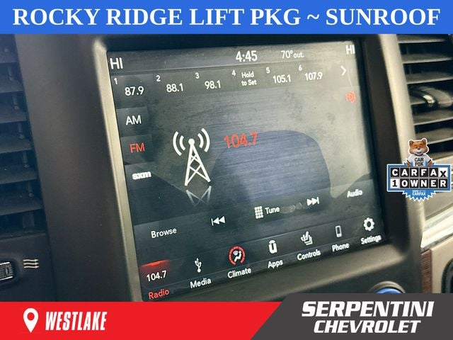 2018 RAM 1500 Laramie Rocky Ridge Lift Package
