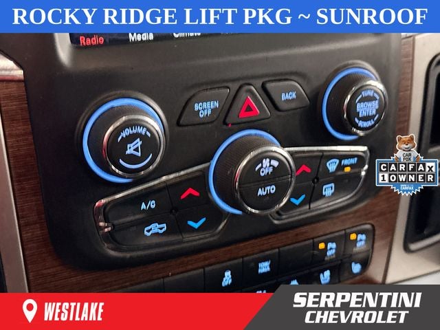 2018 RAM 1500 Laramie Rocky Ridge Lift Package