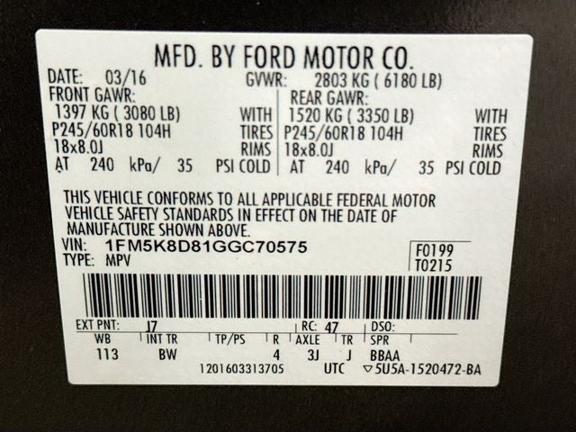 2016 Ford Explorer XLT