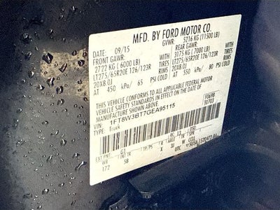 2016 Ford F-350SD Lariat 156 WB