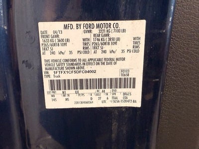 2013 Ford F-150 XLT 5.0L V8 w/ Tow Pkg