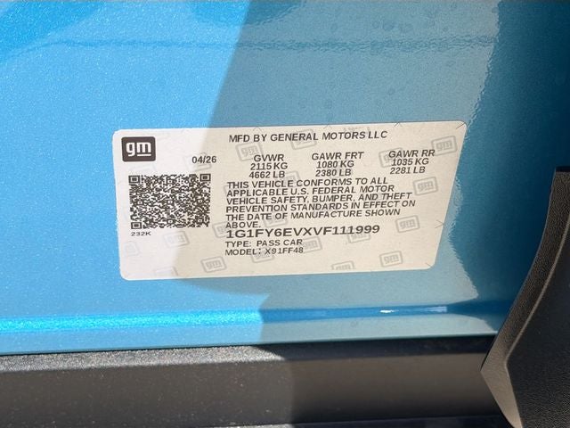 2027 Chevrolet Bolt EV LT