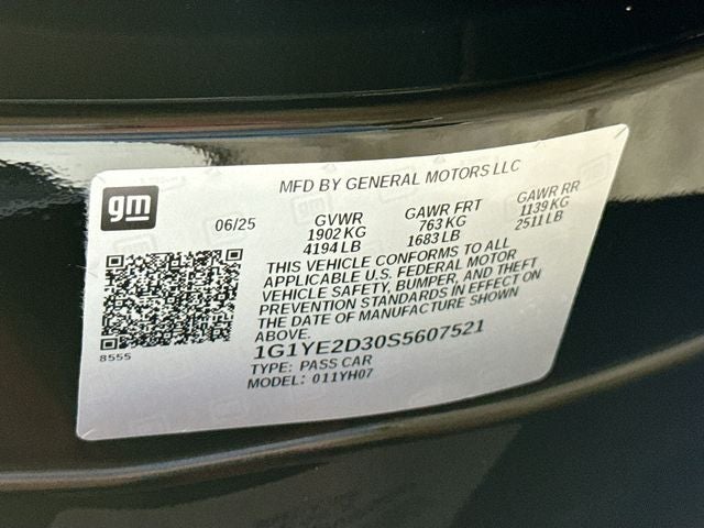 2025 Chevrolet Corvette Z06 2LZ