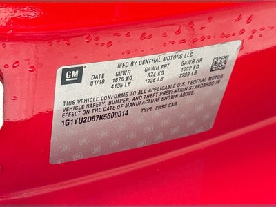 2019 Chevrolet Corvette Z06 3LZ