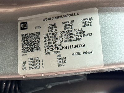 2026 Chevrolet Colorado Trail Boss