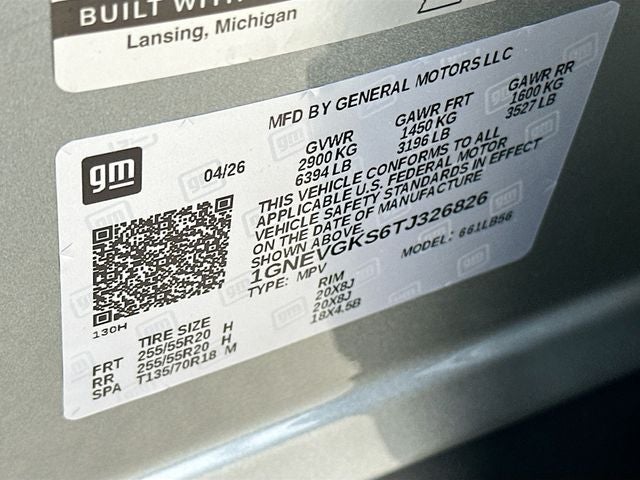 2026 Chevrolet Traverse LT 2LT