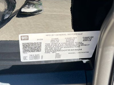 2026 Chevrolet Tahoe RST