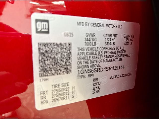 2025 Chevrolet Tahoe Premier
