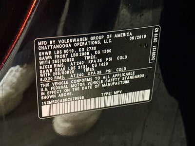 2019 Volkswagen Atlas SEL 4Motion