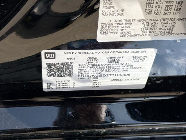 2026 Chevrolet Silverado 1500 LTZ