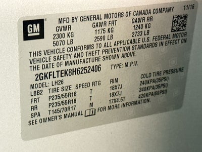 2017 GMC Terrain SLE-2