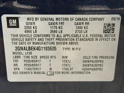 2016 Chevrolet Equinox LS