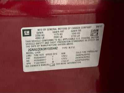 2017 Chevrolet Equinox LT