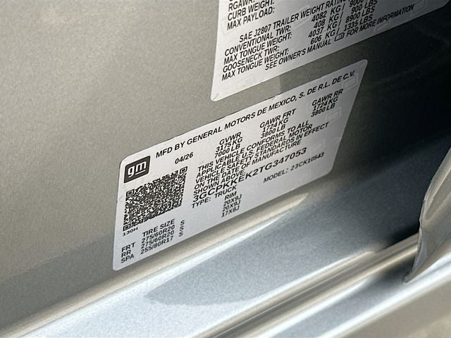 2026 Chevrolet Silverado 1500 LT