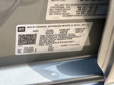 2026 Chevrolet Silverado 1500 LT