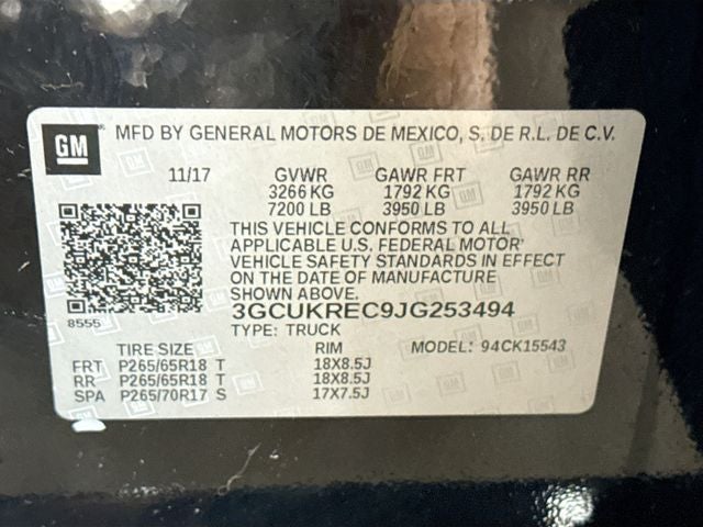 2018 Chevrolet Silverado 1500 LT LT1