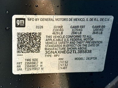 2026 Chevrolet Equinox LT