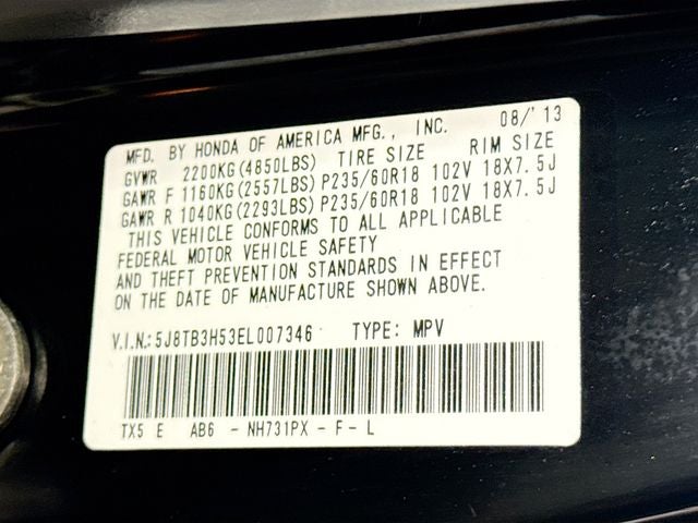2014 Acura RDX Technology Package