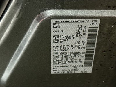 2017 INFINITI QX60 Base