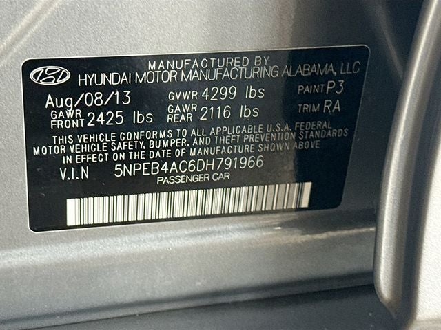 2013 Hyundai Sonata GLS