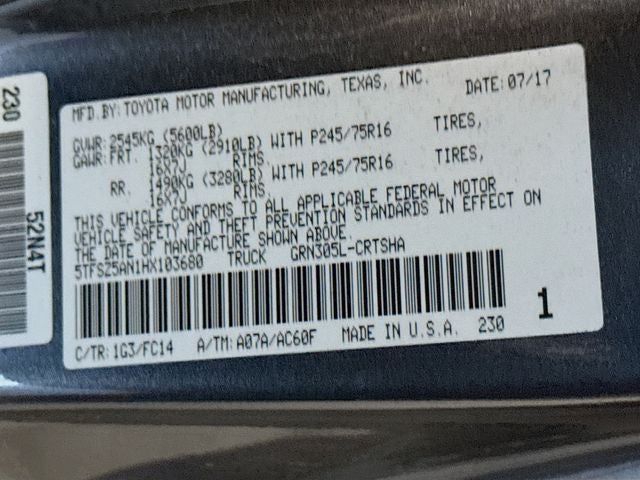 2017 Toyota Tacoma SR5 W/ ONLY 31K MILES!