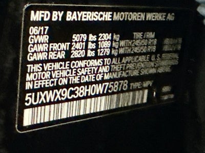 2017 BMW X3 xDrive28i