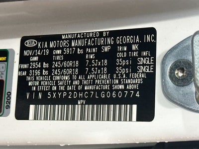 2020 Kia Telluride LX