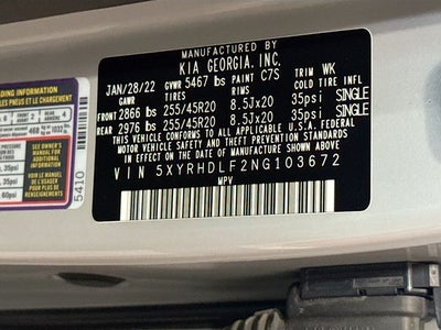 2022 Kia Sorento X-Line EX