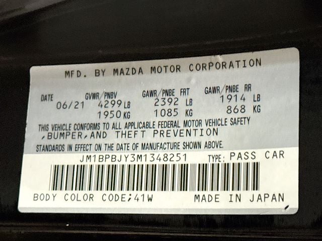 2021 Mazda Mazda3 2.5 Turbo