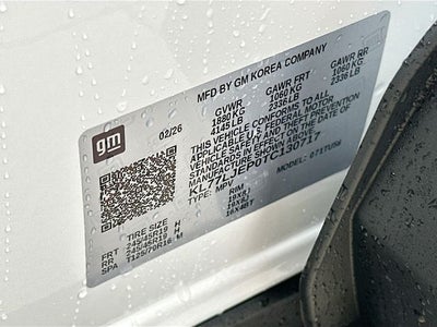 2026 Chevrolet Trax 2RS