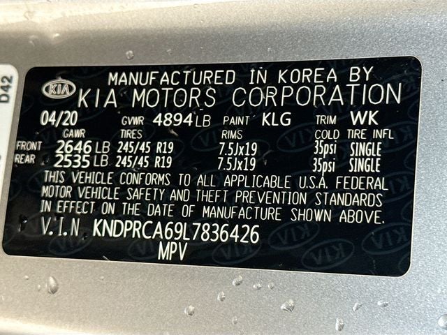 2020 Kia Sportage SX