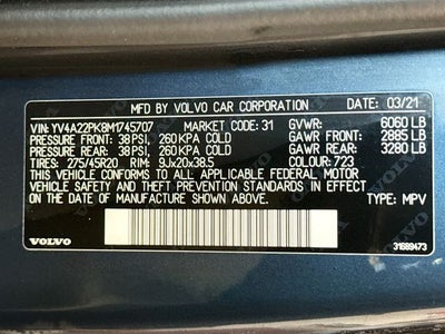 2021 Volvo XC90 T6 Momentum