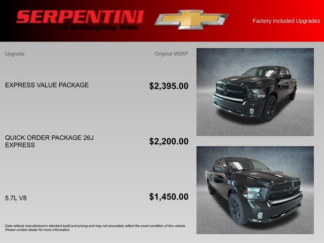 2019 RAM 1500 Classic Express 4WD