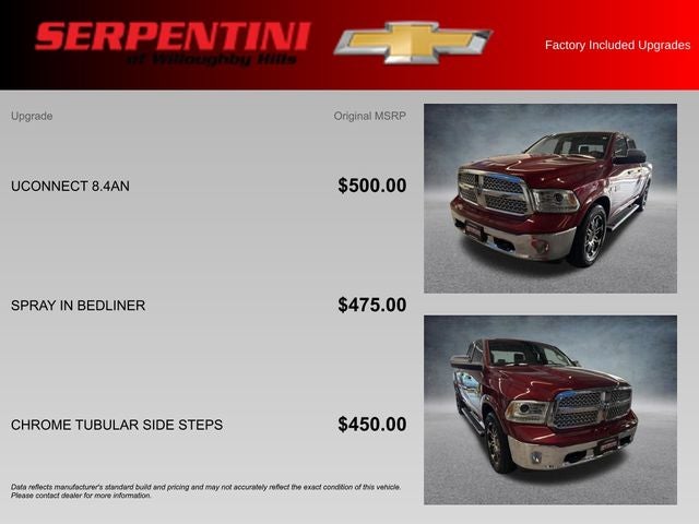 2013 RAM 1500 Laramie 4WD W/5.7L V8