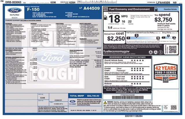 2020 Ford F-150 XLT 4WD