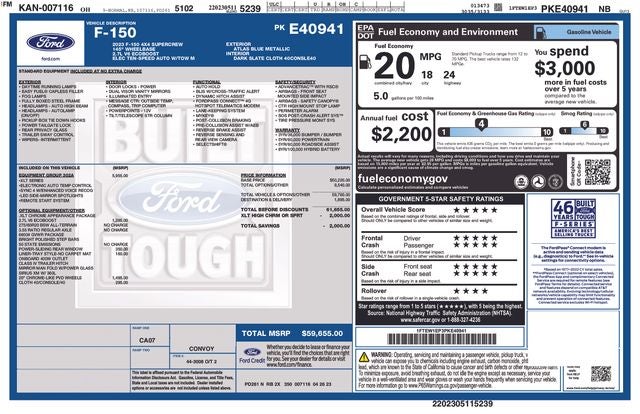 2023 Ford F-150 XLT 4WD W/ HEATED SEATS