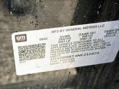 2022 Chevrolet Malibu LS 1LS