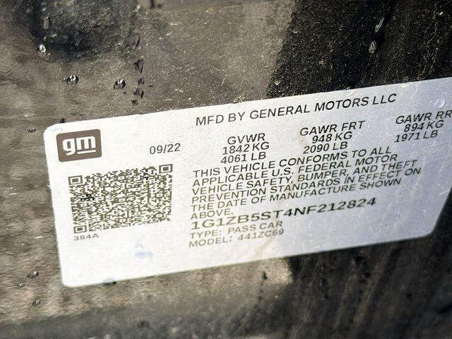 2022 Chevrolet Malibu LS 1LS