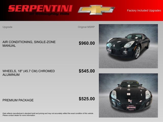 2007 Pontiac Solstice GXP