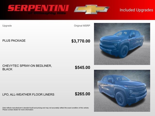 2026 Chevrolet Silverado EV LT